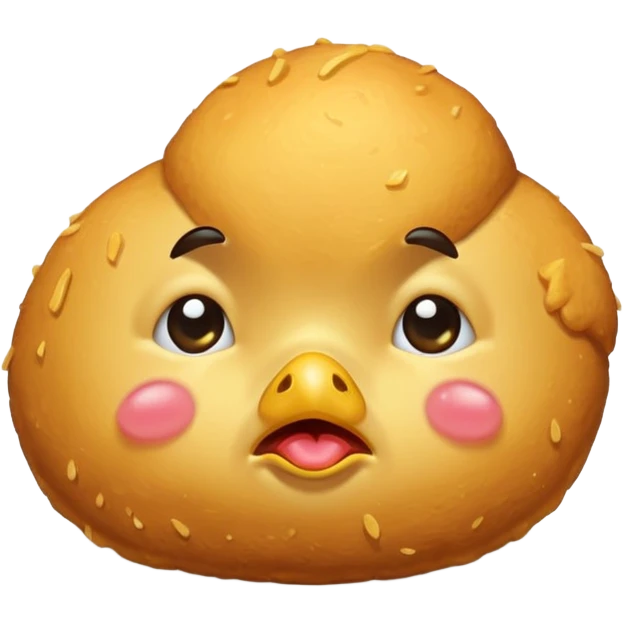 Crying chicken nuggets  emoji