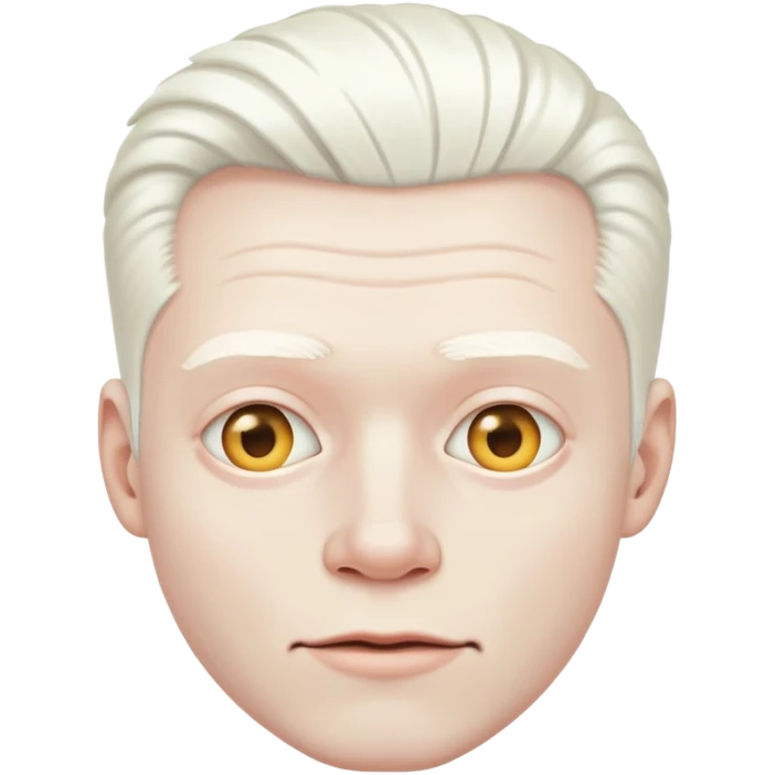 albino man emoji