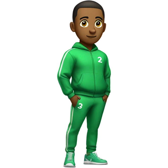 Player 230 from the tv show squid game  emoji