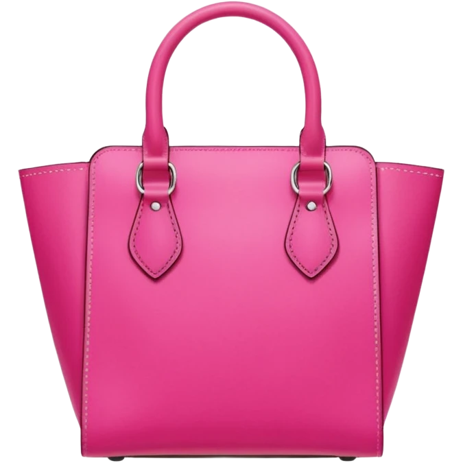 bright pink picotin bag emoji