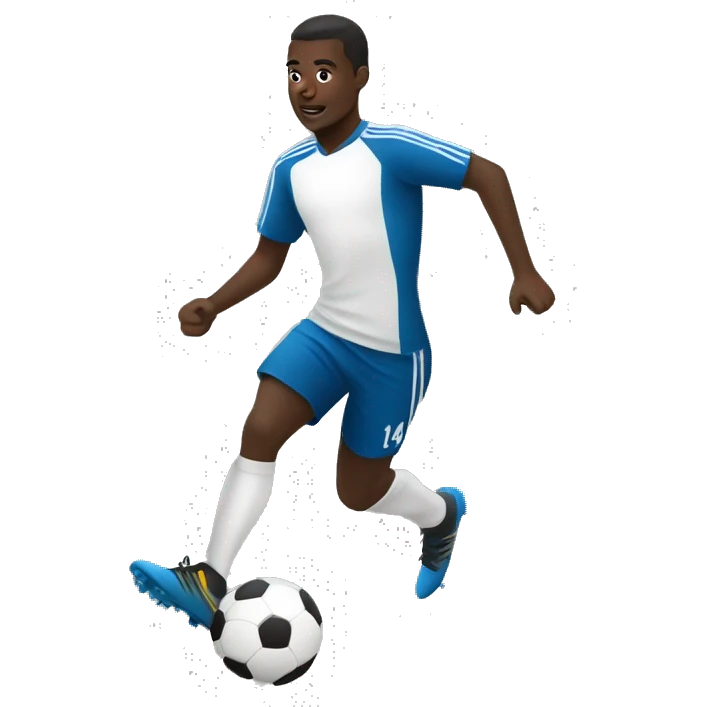 ⚽️🏃🏿 emoji