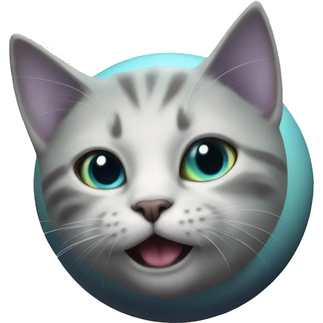 A cat on Uranus  emoji