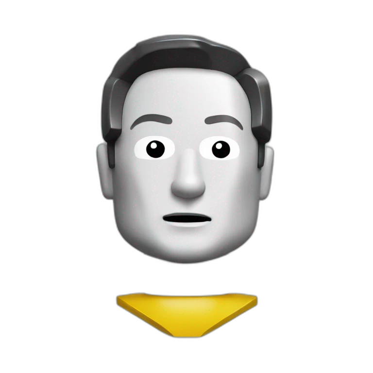 elon musk face as lego man emoji