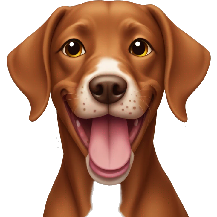 viszla dog winking emoji