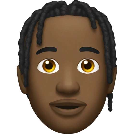 Travis scott avec un micro emoji
