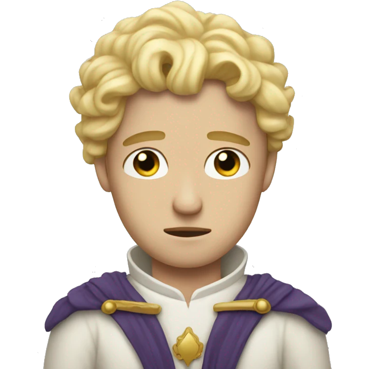 sad white Prince  emoji
