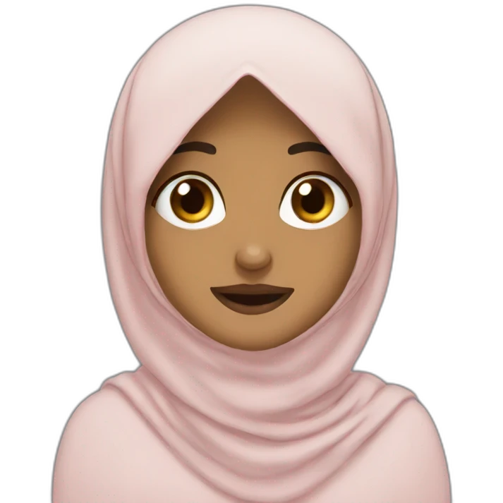 HIjabi girl crying emoji