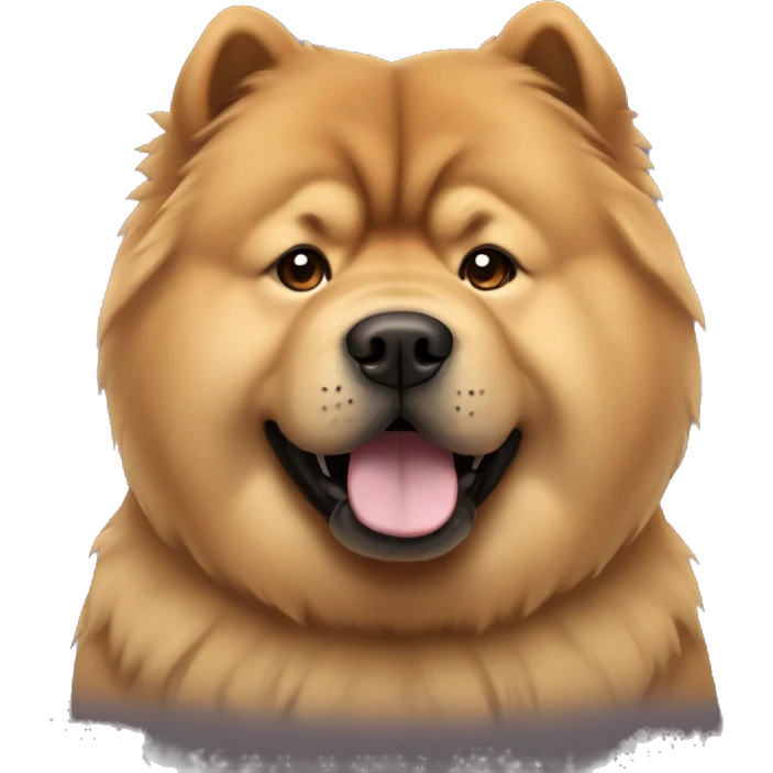 Chow chow brown emoji
