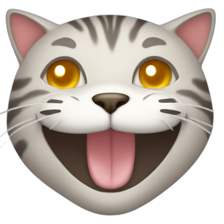 Cat smiling emoji