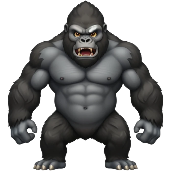 angry gorilla emoji