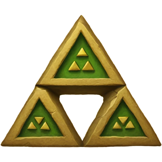 Zelda triforce emoji