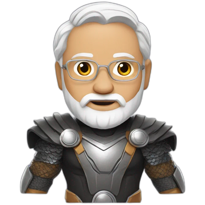 Narendra Modi with thor outfit emoji