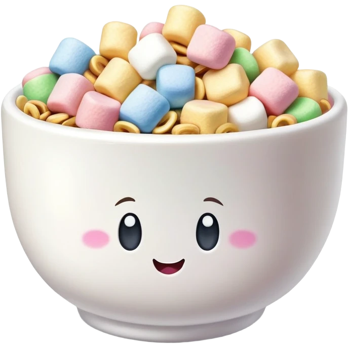 Lucky charms cereal bowl  emoji