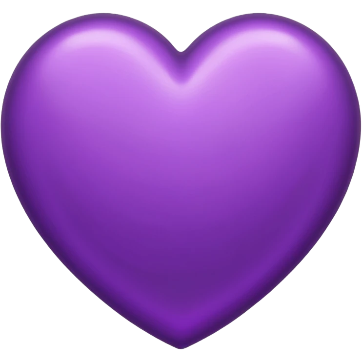 Purple heart emoji