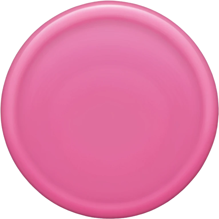 A pink circle emoji