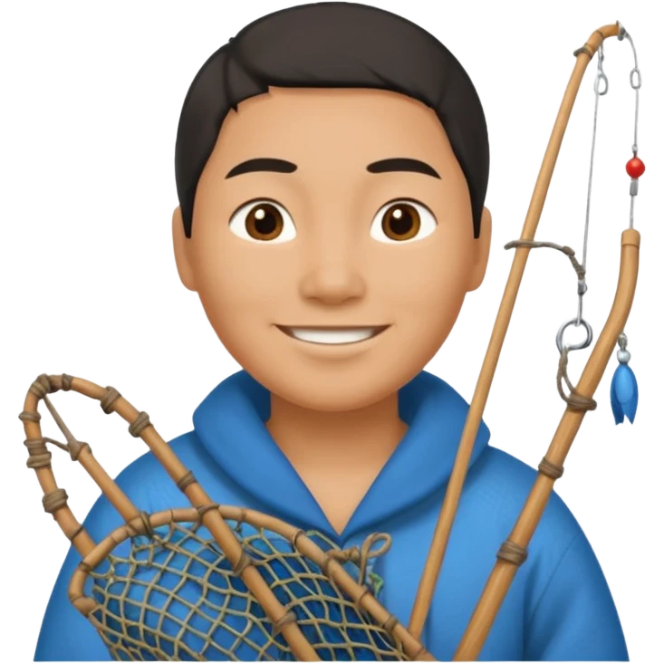 Inuit with nets emoji