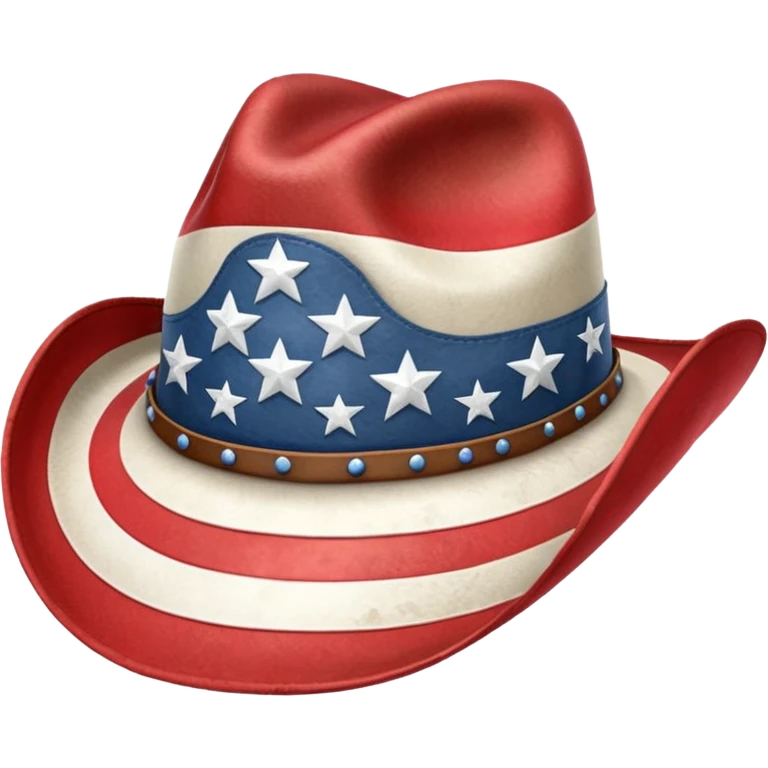 American flag cowboy hat emoji