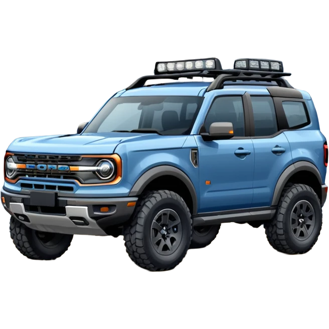 grey blue Ford bronco sport emoji