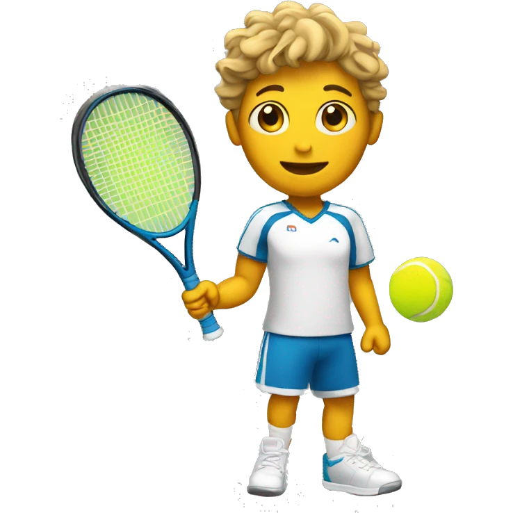 Me playing tennis emoji