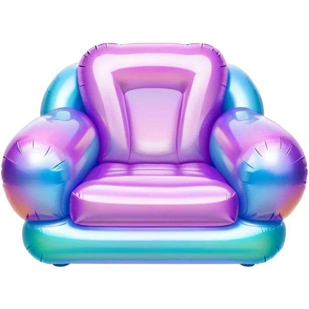 90’s Sparkly inflatable chair emoji