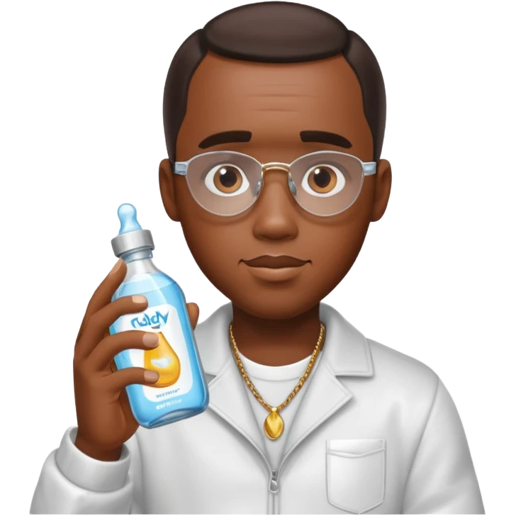 Make Diddy holding baby oil emoji