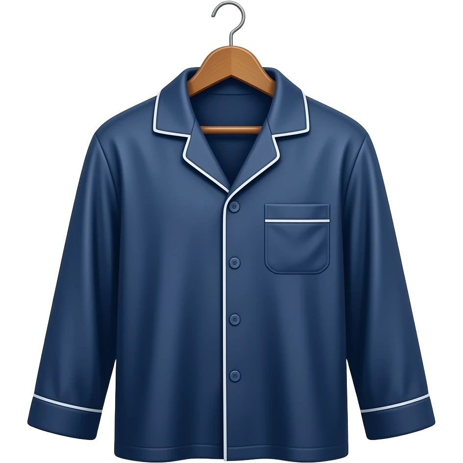 men pajama hanger emoji