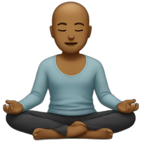 meditar emoji
