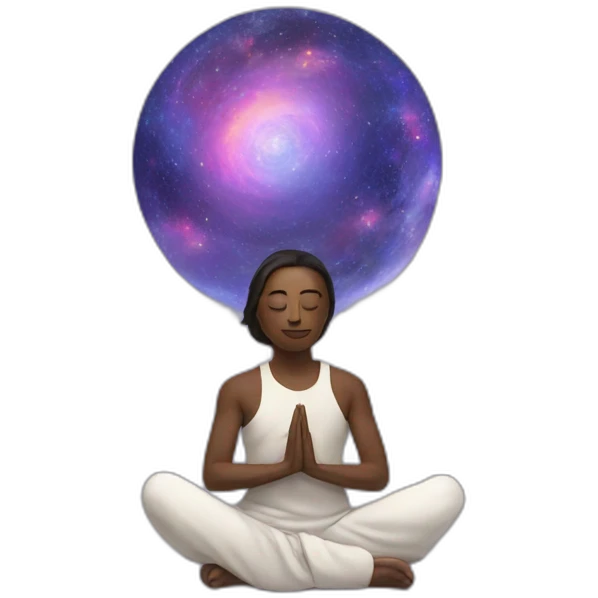 Cosmic méditation  emoji