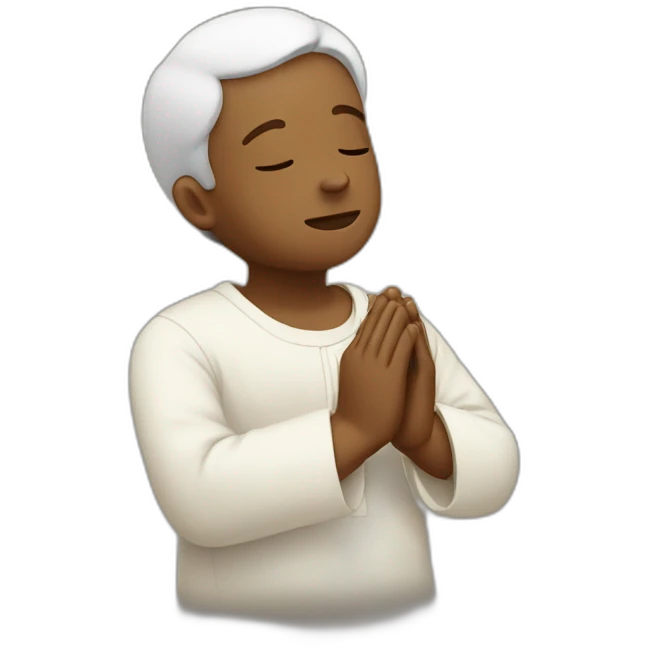 someone praying emoji