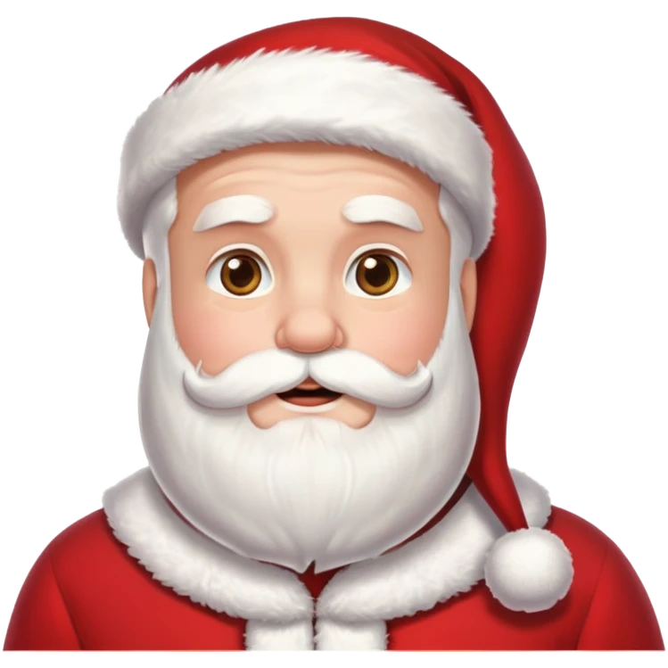 A santa emoji