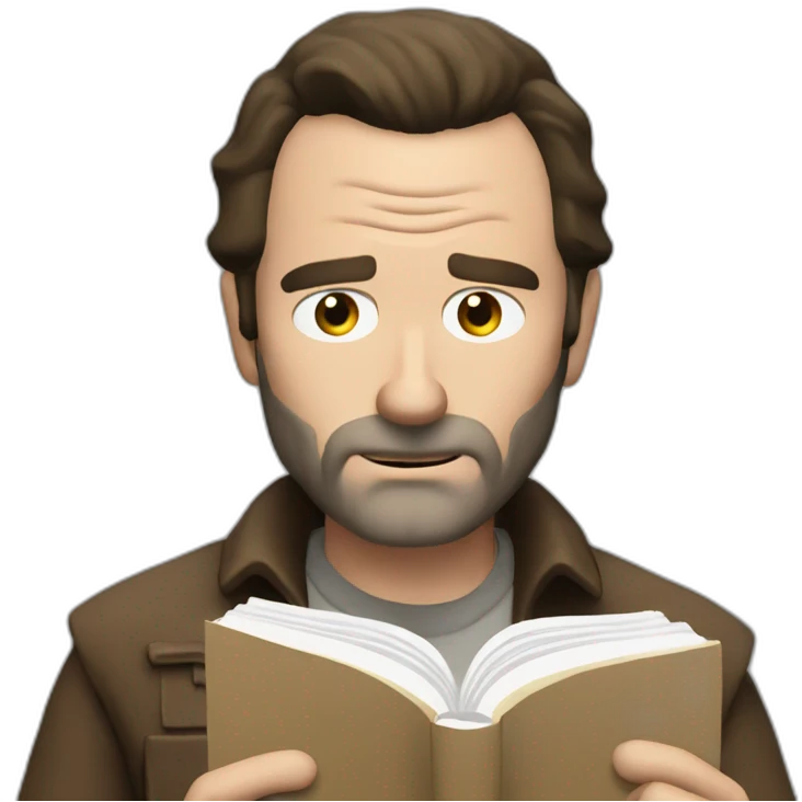 Rick grimes reading emoji