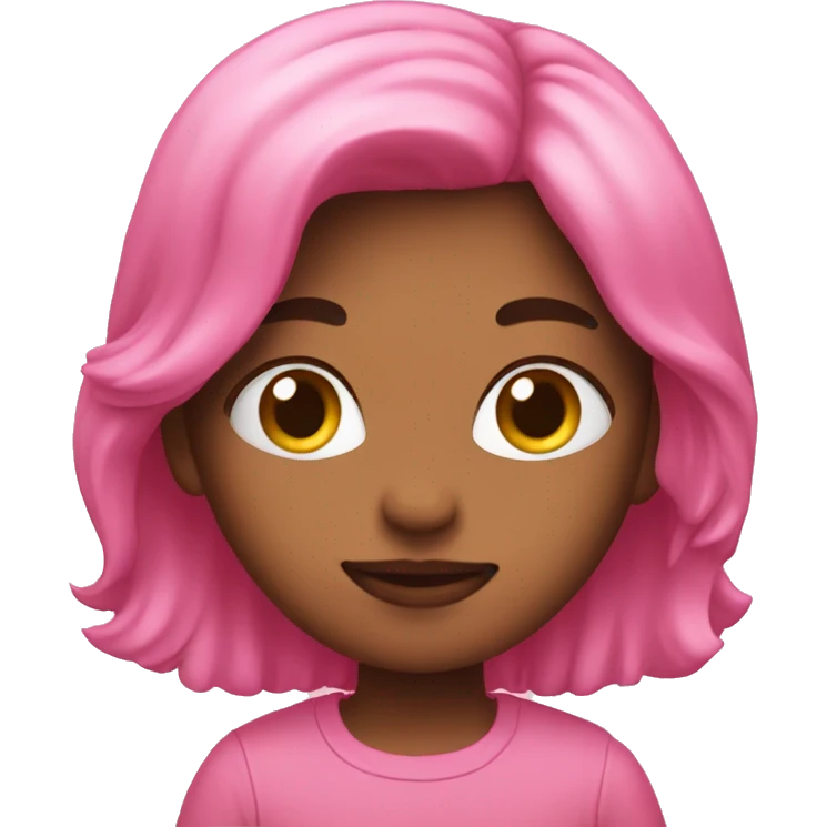 Pink love emoji