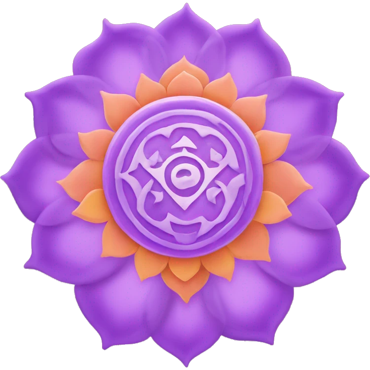 Sahasrara chakra detailed emoji