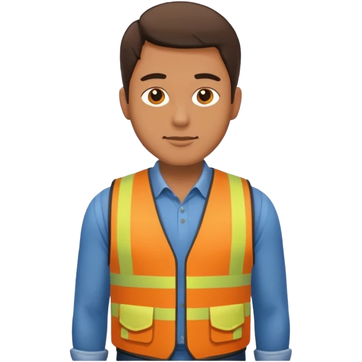 man in vest emoji