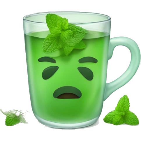 Mint tea emoji
