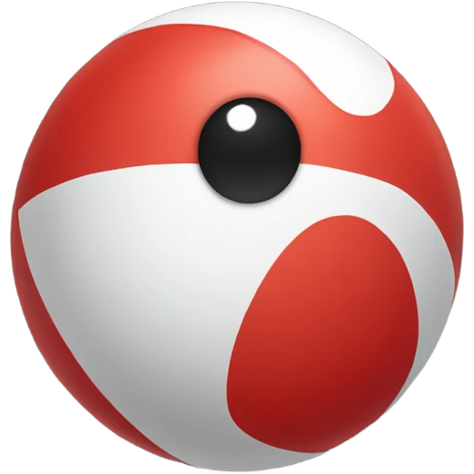 one red ball emoji