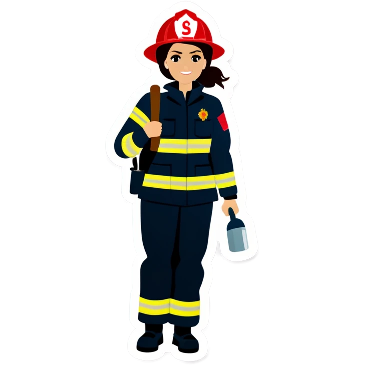 Female firefighter emoji