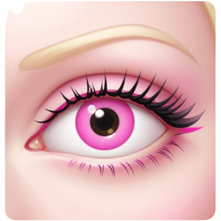 eye pink eyeliner emoji