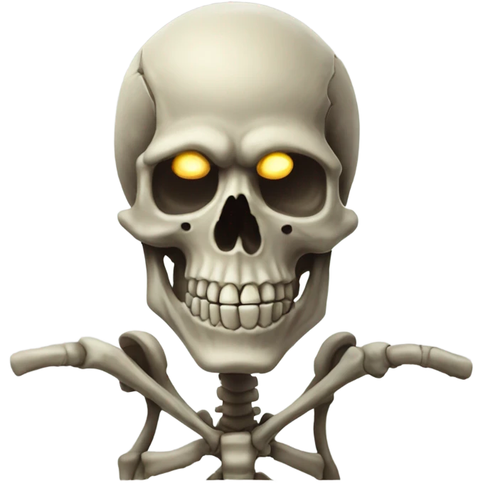 Skeleton giga chad emoji