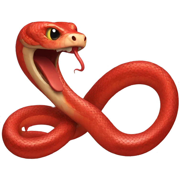 red snake emoji