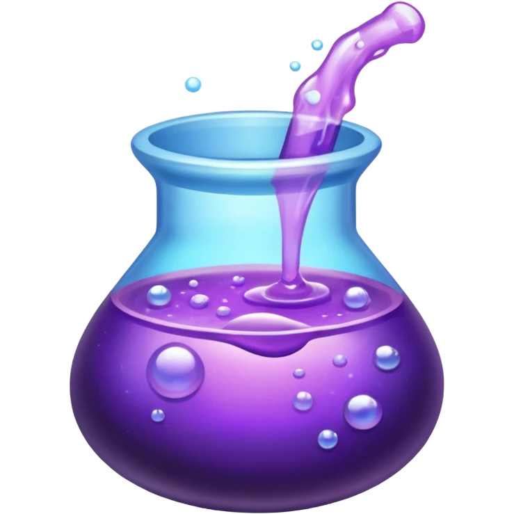 purple potion emoji