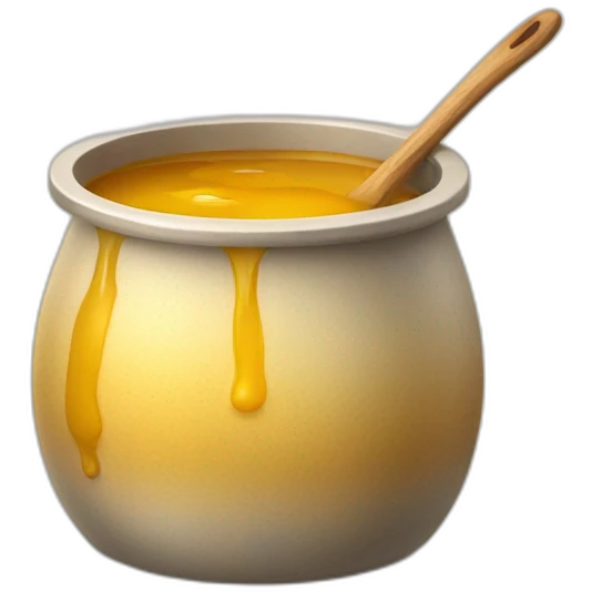 Pot de miel multicolore emoji