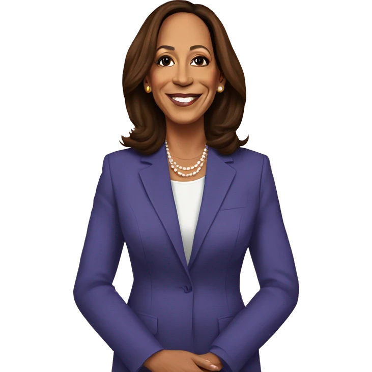 Kamala Harris as an Easter bunny emoji