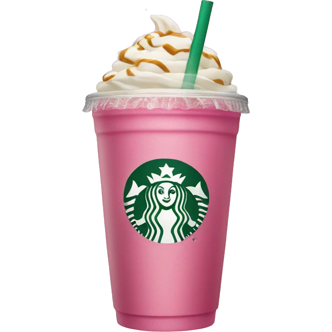 starbucks pink drink  emoji