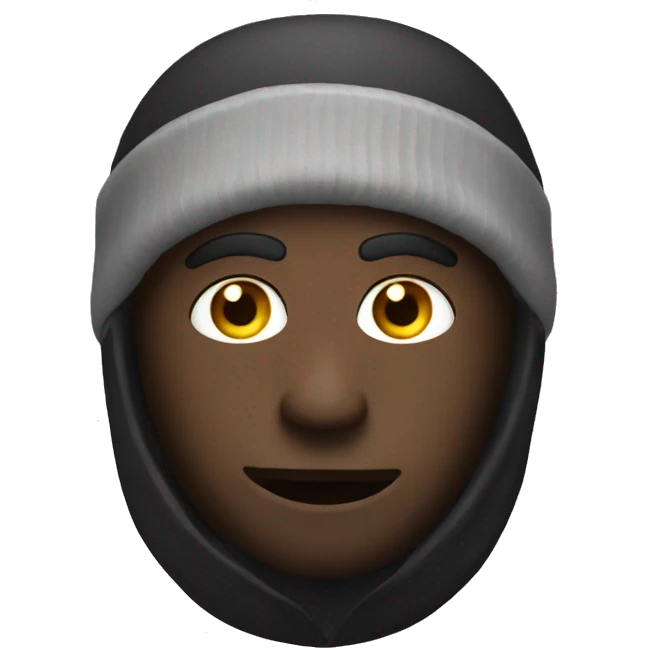 guy with ski mask emoji