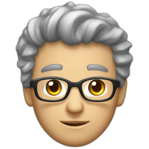 Un homme de 12 avec des cheveux bouclé emoji