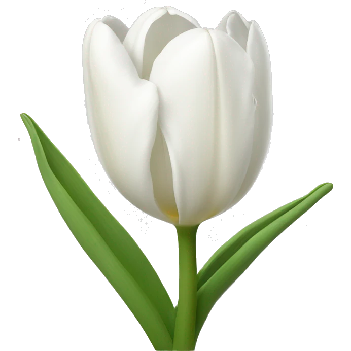 White Tulips emoji