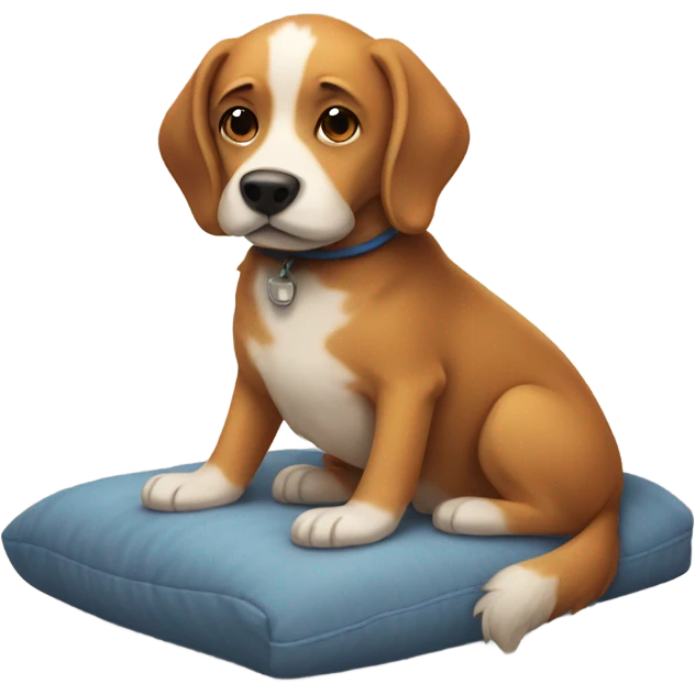 Cozy dog emoji
