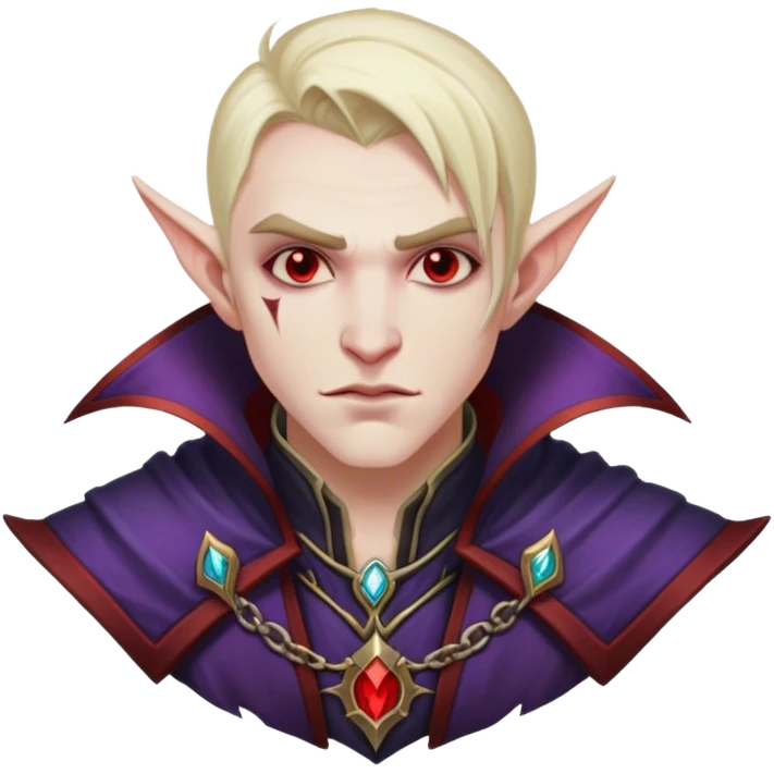 vampire male mage from world of warcraft emoji
