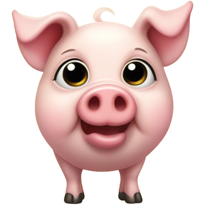 Pig with heart eyes emoji